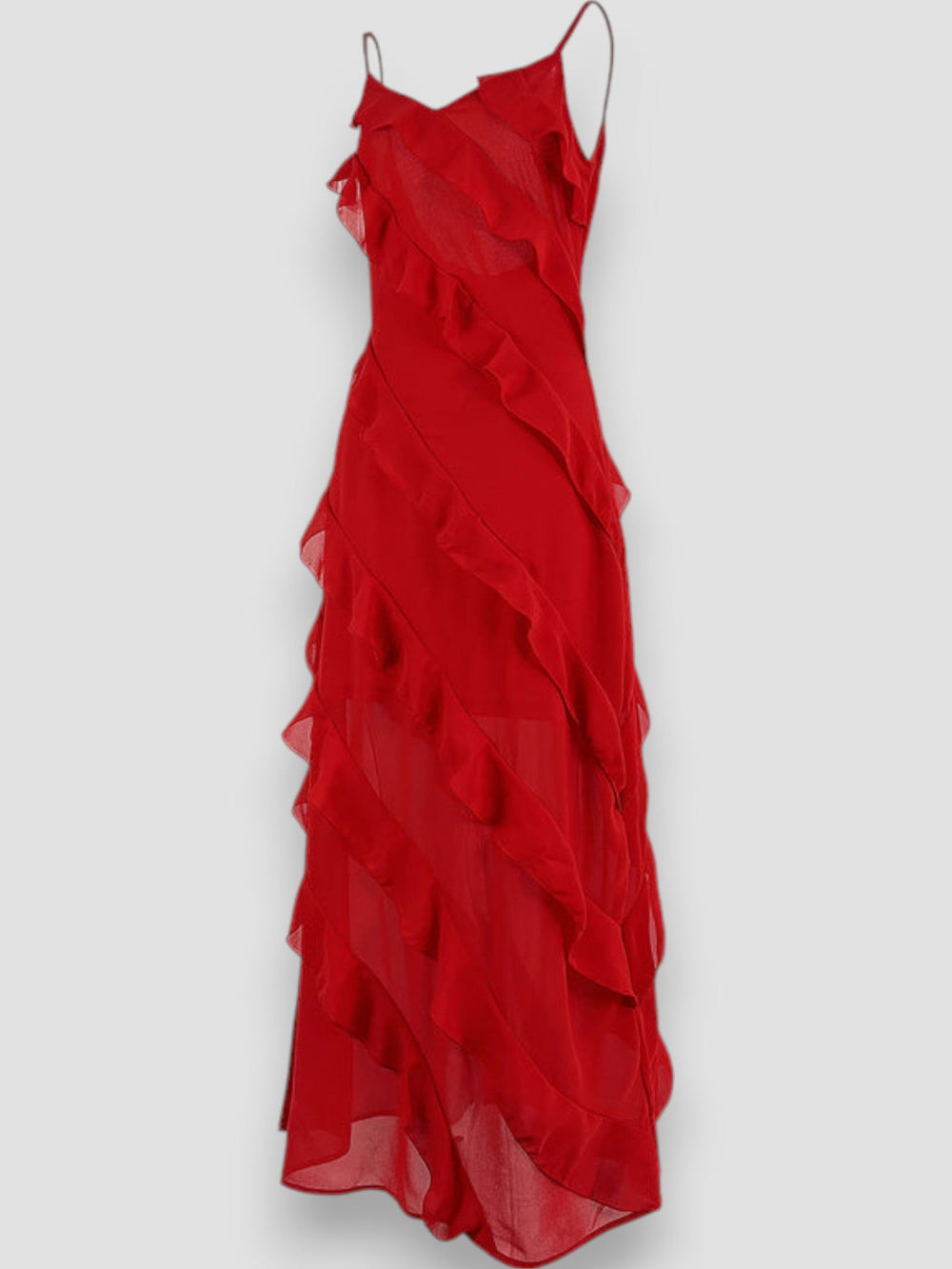 Paolina Summer Satin Halter Dress
