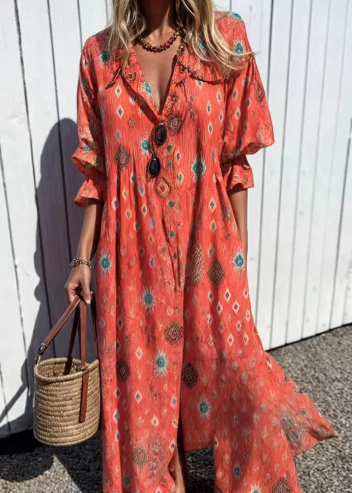 Linda Print Summer Dress