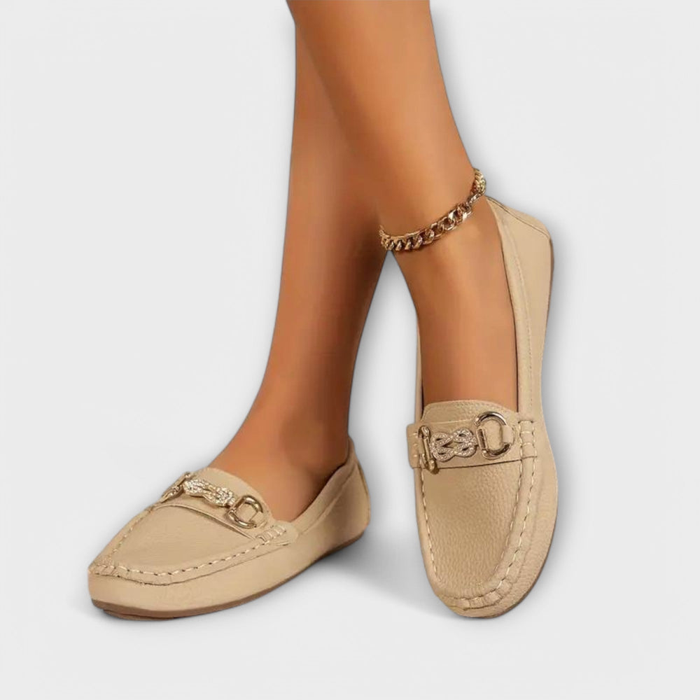 Liva Classic Soft Leather Slip-On Loafers for Work and Weekend