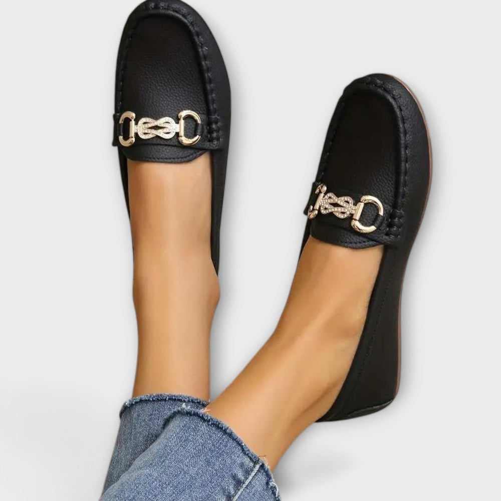 Liva Classic Soft Leather Slip-On Loafers for Work and Weekend