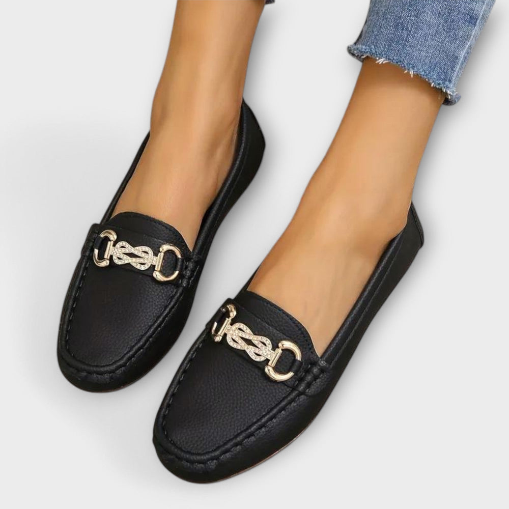 Liva Classic Soft Leather Slip-On Loafers for Work and Weekend
