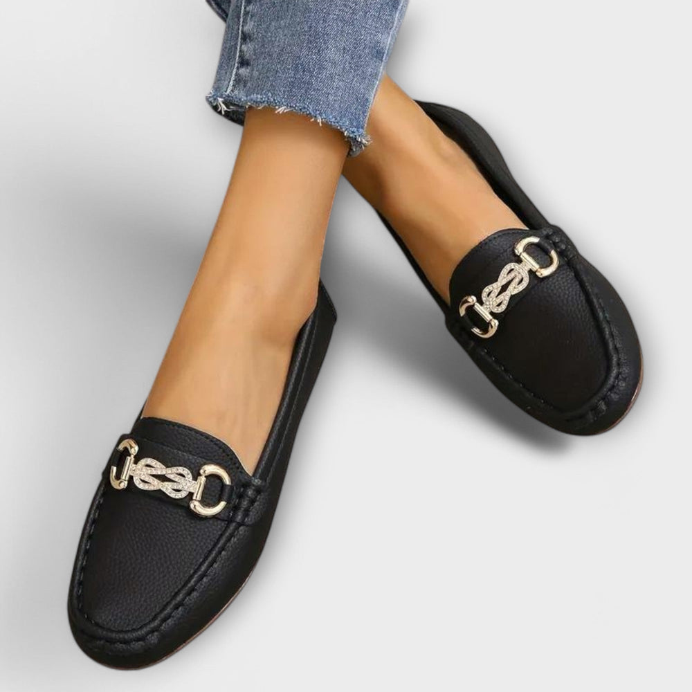 Liva Classic Soft Leather Slip-On Loafers for Work and Weekend