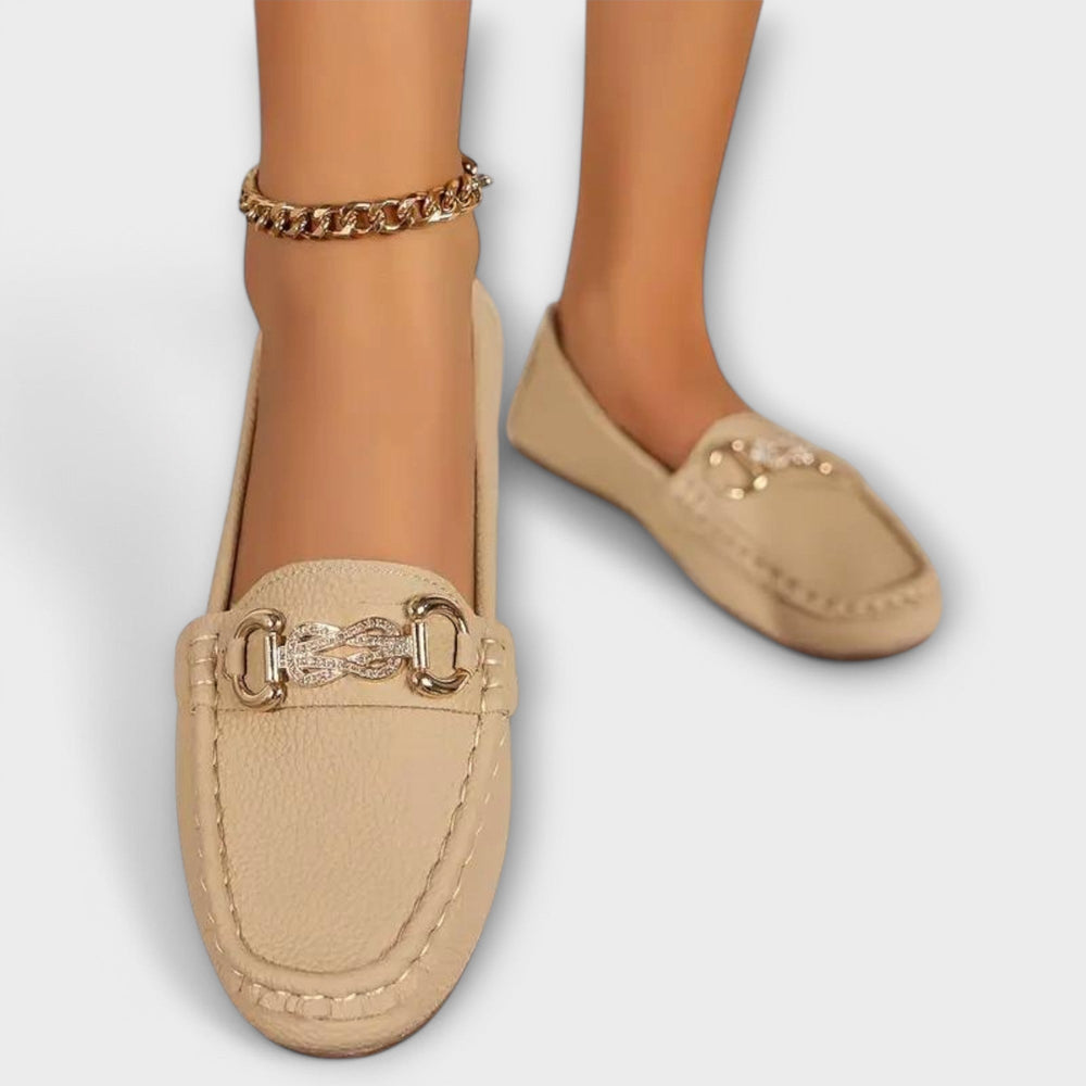 Liva Classic Soft Leather Slip-On Loafers for Work and Weekend