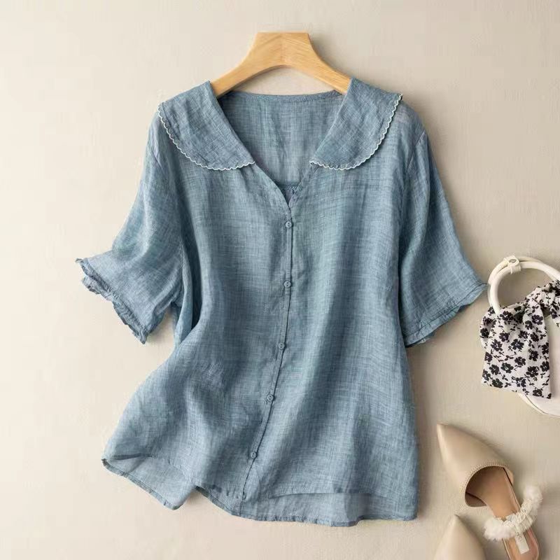 Nivara Casual Linen Blouse