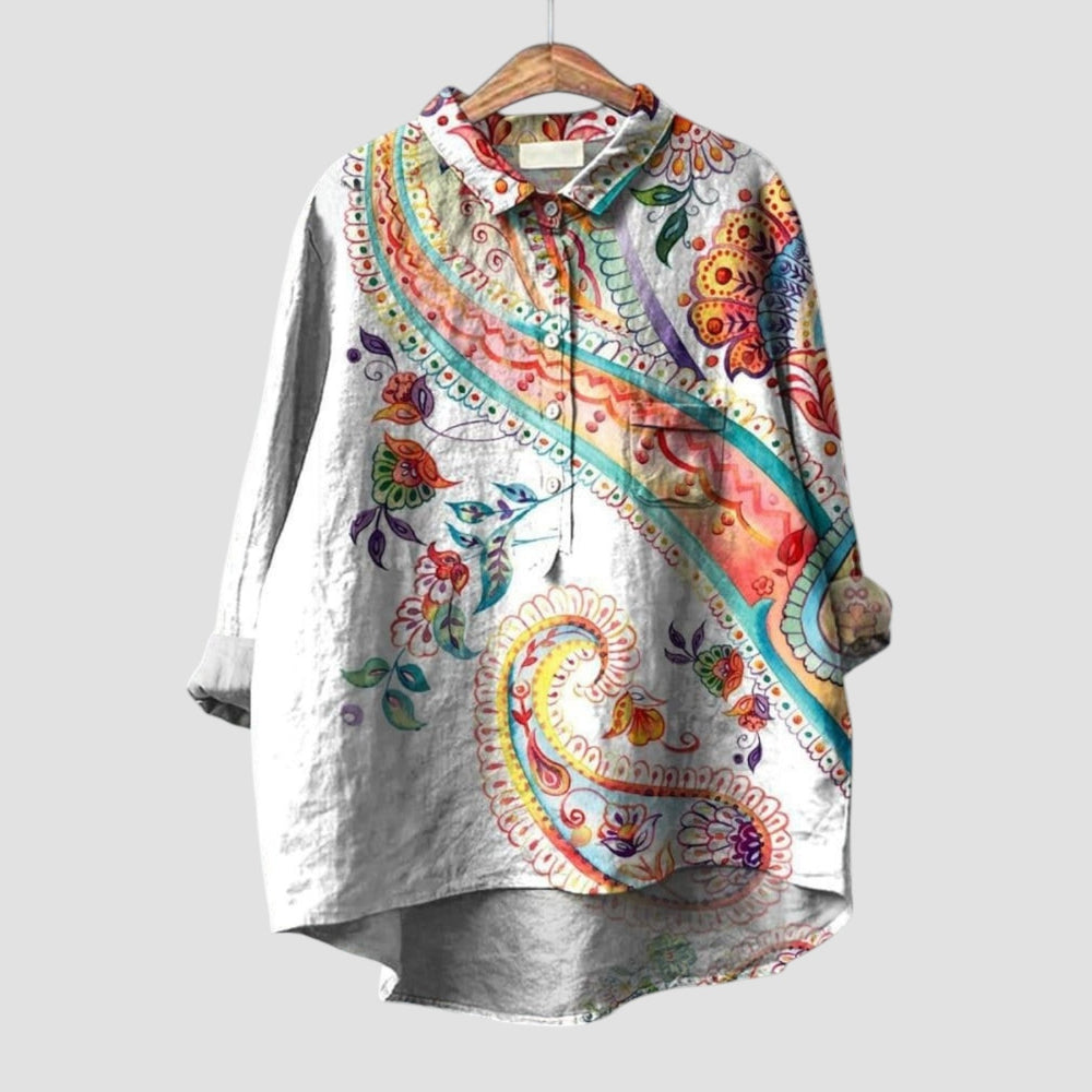 Mariella Printed Statement Shirt