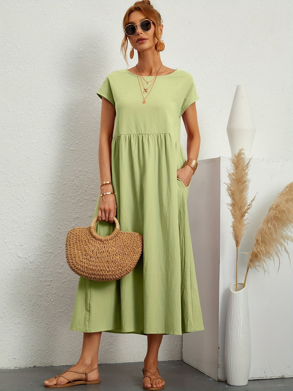 Elena Airy Spring Dress