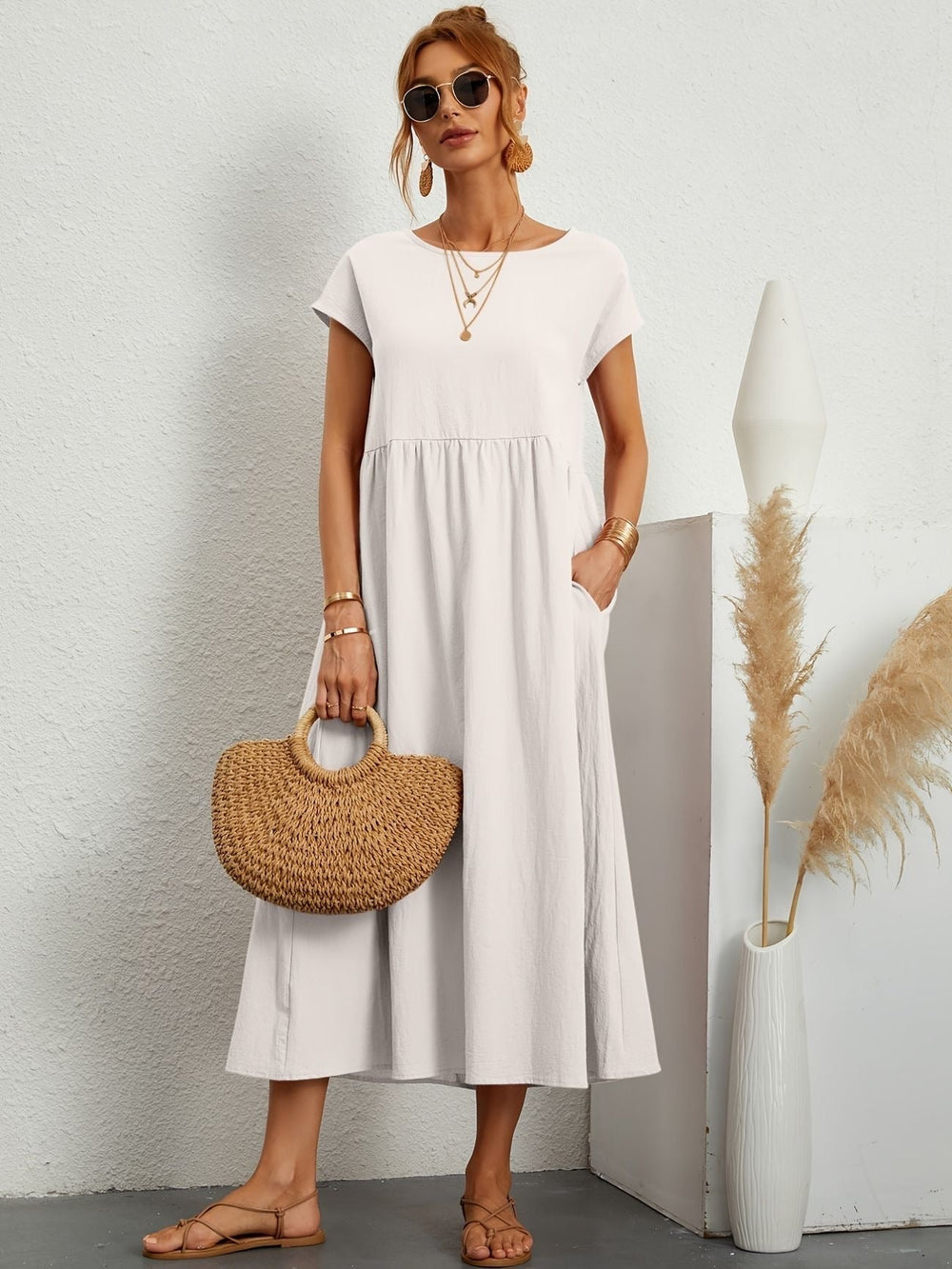 Elena Airy Spring Dress