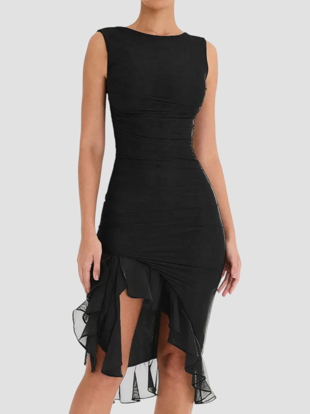 Shirley Midi Ruffle Dress