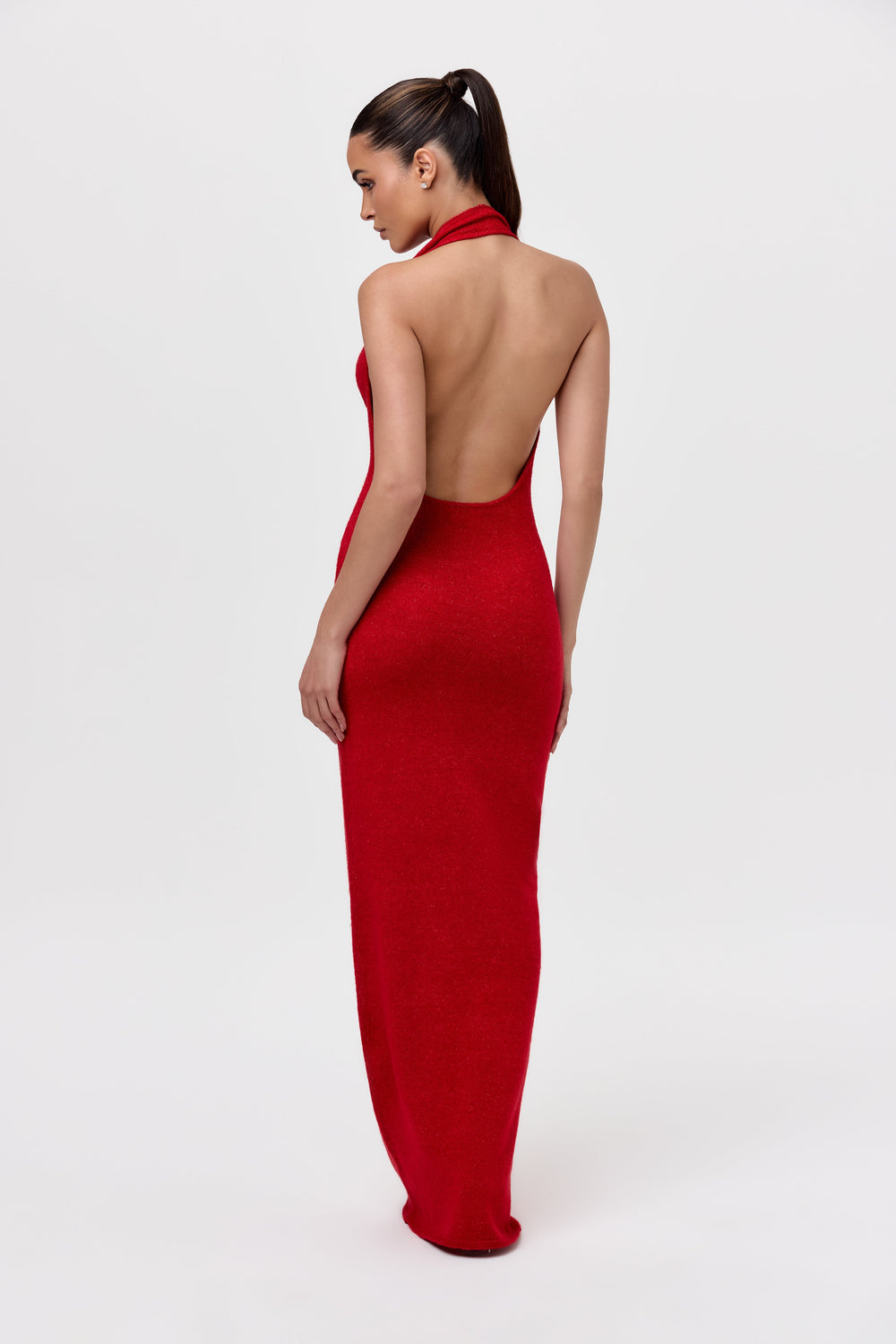 Lunara Halter Neck Maxi Dress