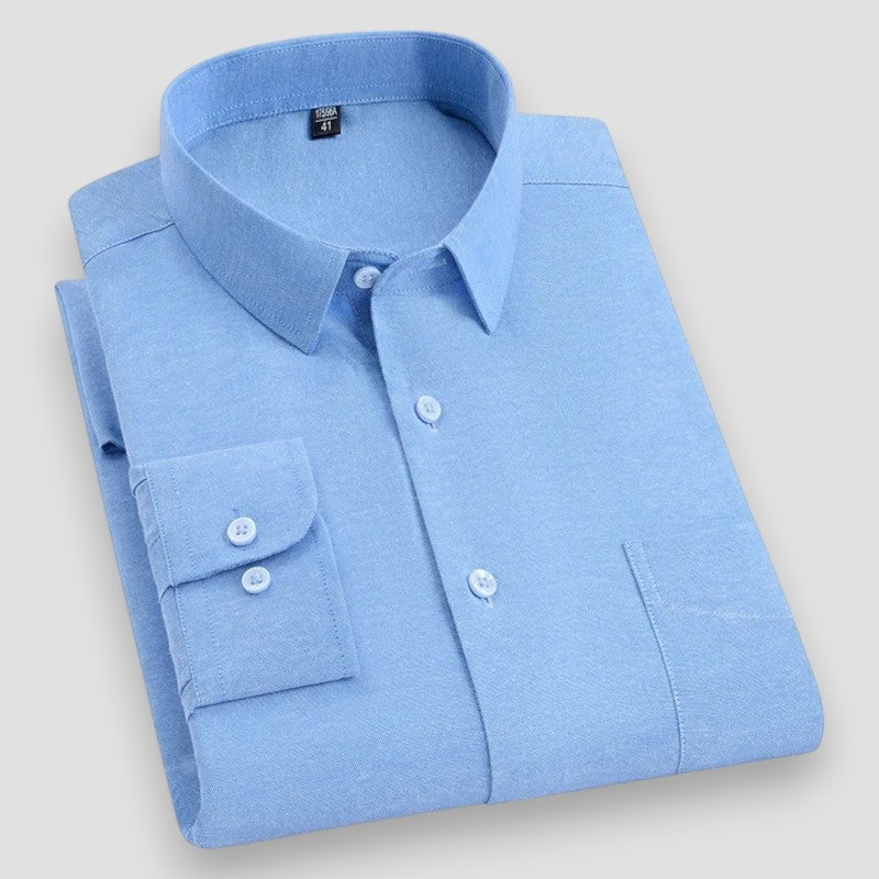 Nils Cotton Button-Down Shirt