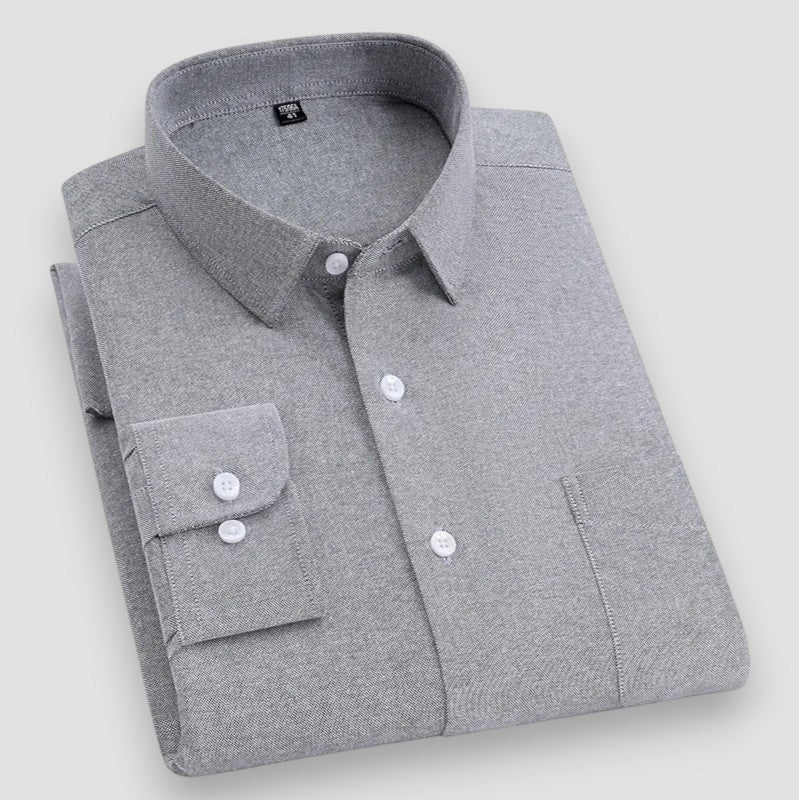 Nils Cotton Button-Down Shirt