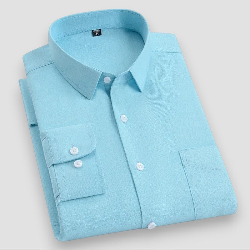 Nils Cotton Button-Down Shirt