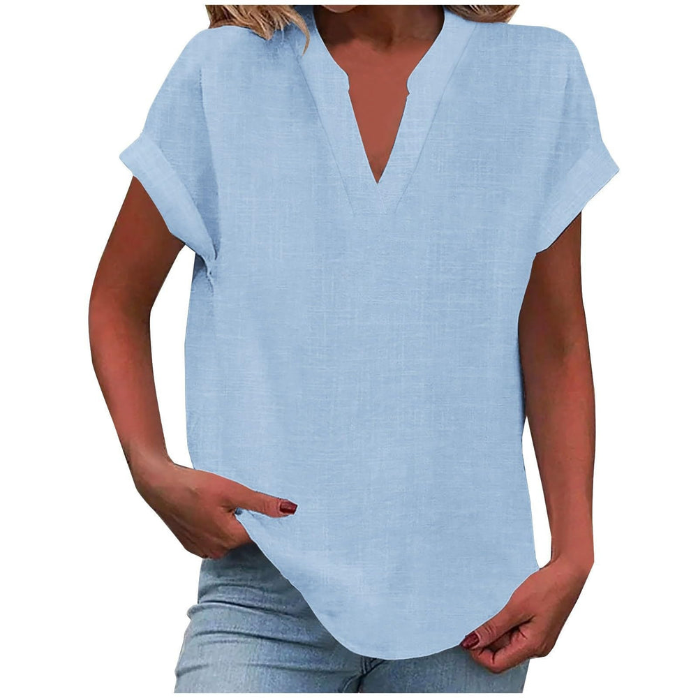 Nireia Casual V-Neck Blouse