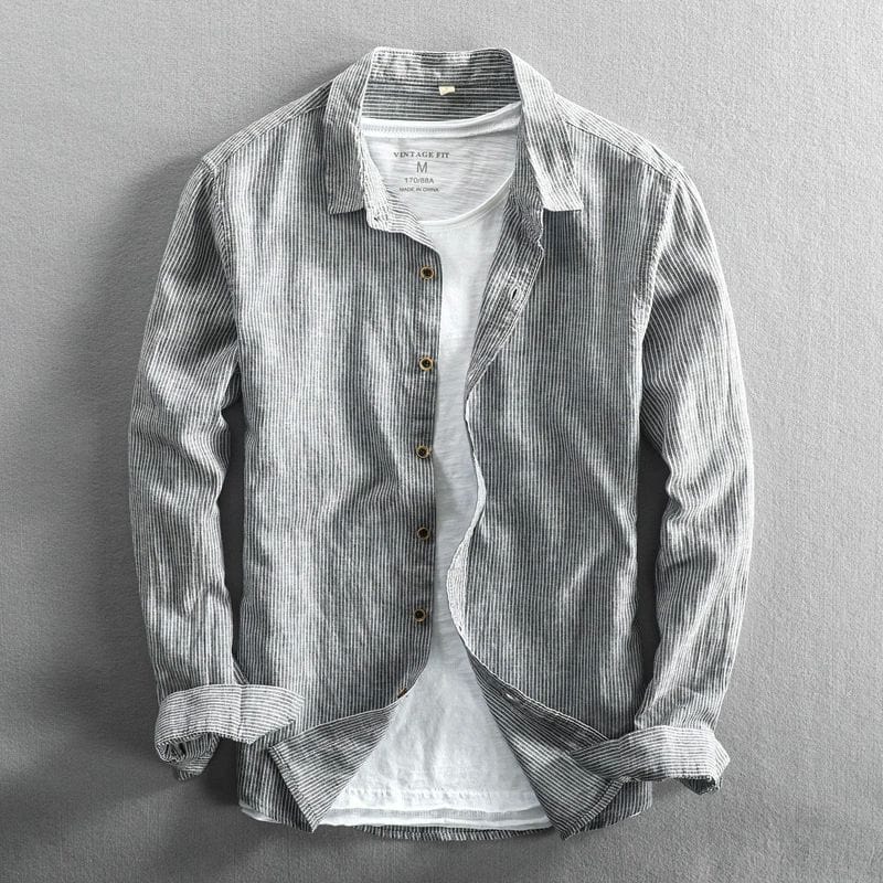 Malte Linen-Cotton Shirt for Casual Elegance
