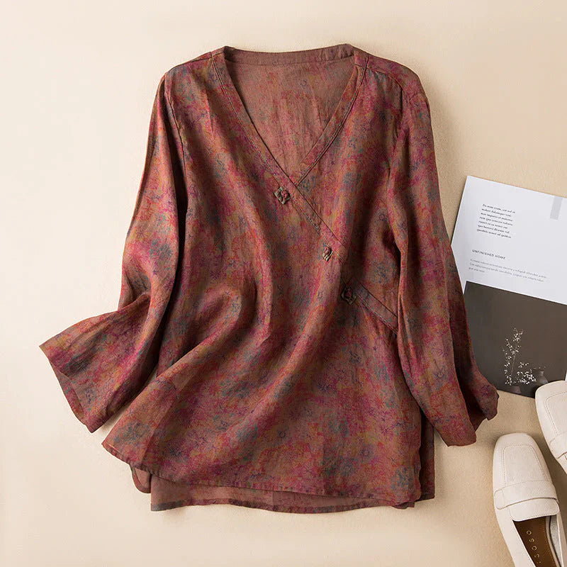 Elaira Floral Print Blouse