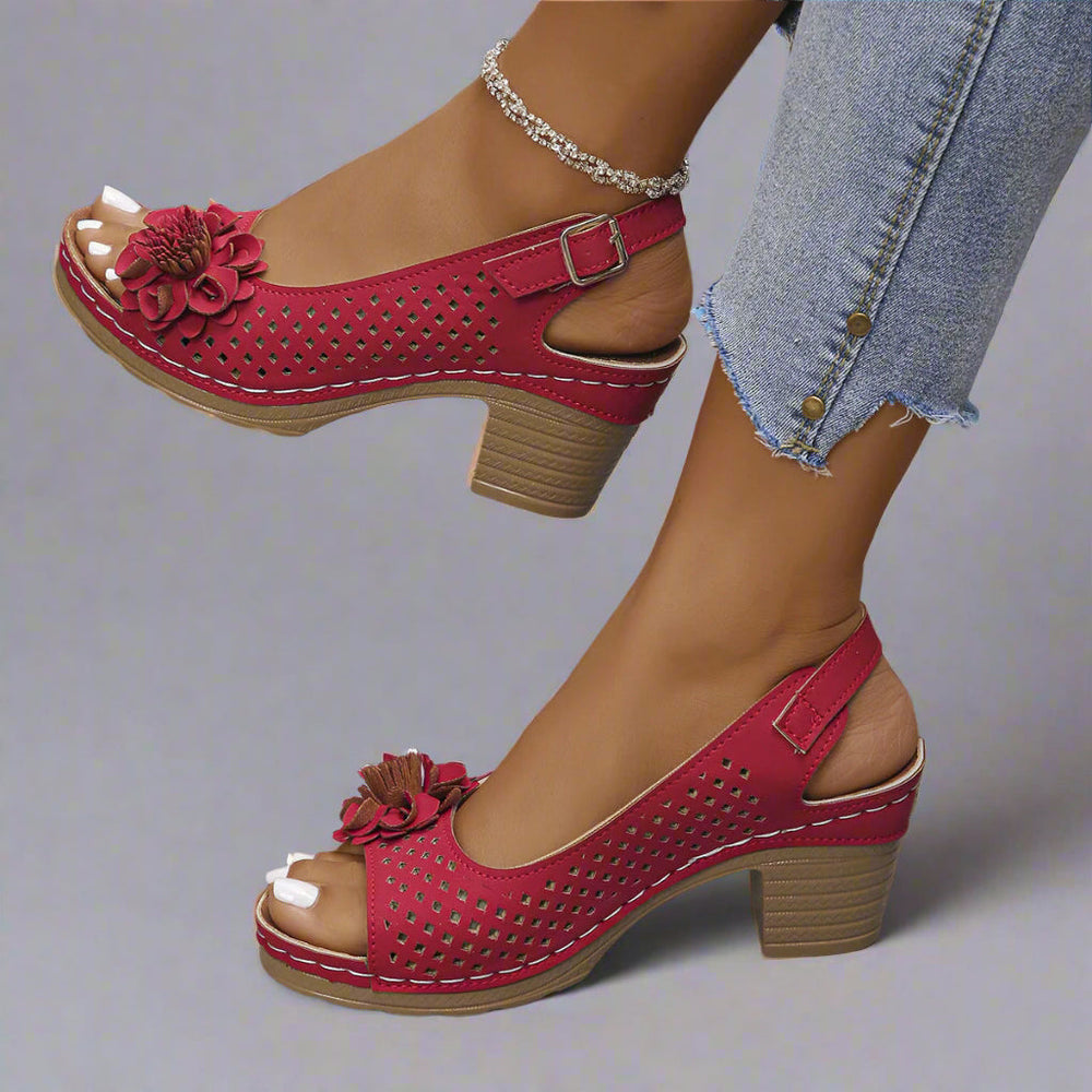 Edith Buckle Sandal
