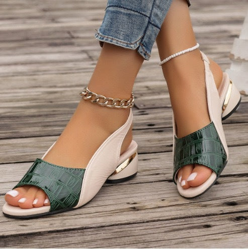 Leonie Block-Heel Comfortable Sandal