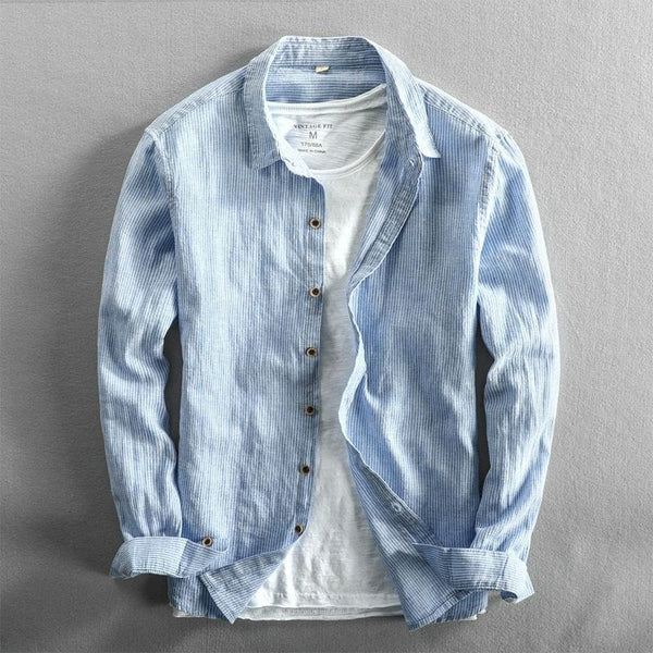 Malte Linen-Cotton Shirt for Casual Elegance