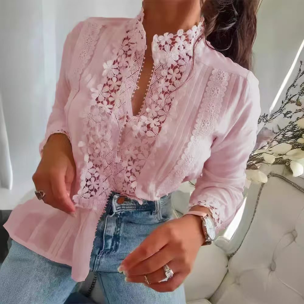 Sara Blumenbluse Oberteile