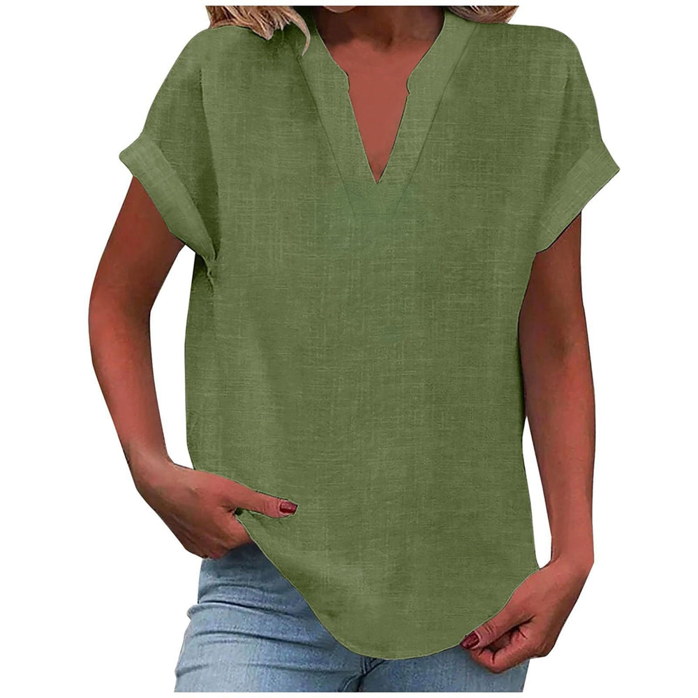 Nireia Casual V-Neck Blouse