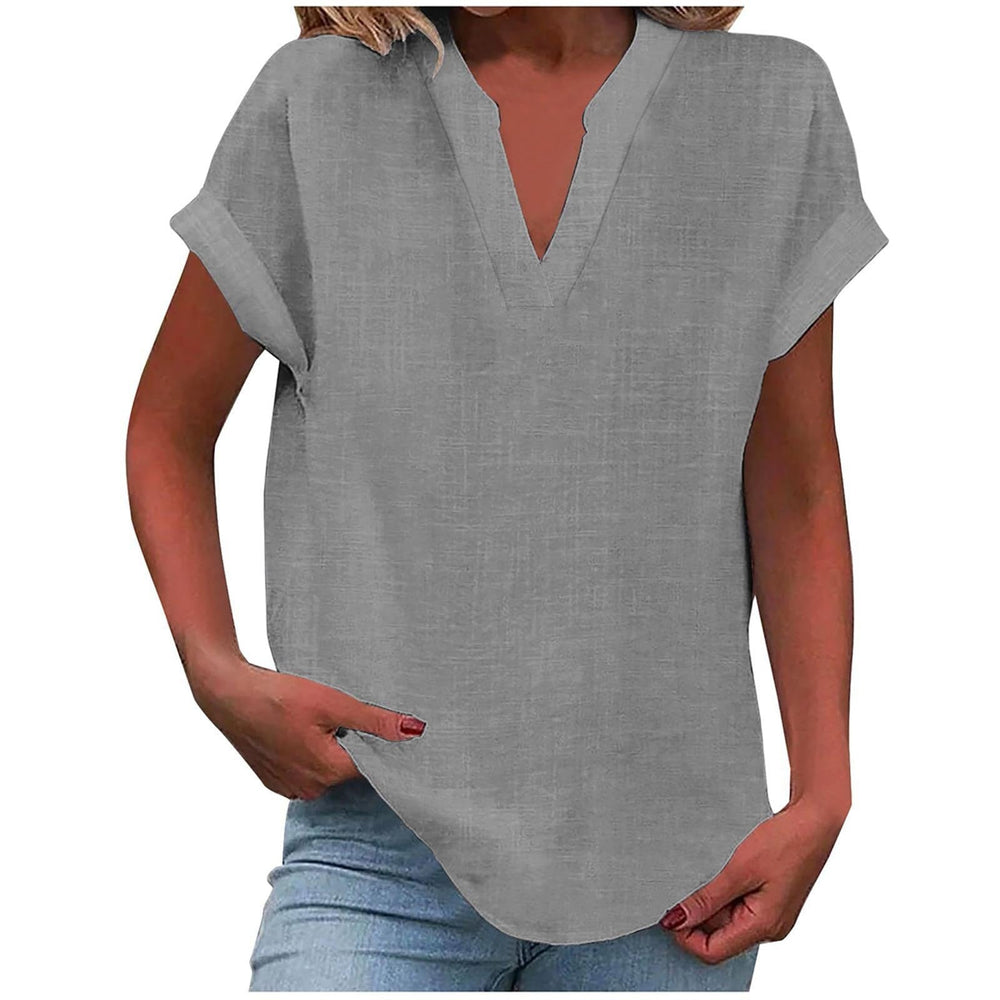 Nireia Casual V-Neck Blouse