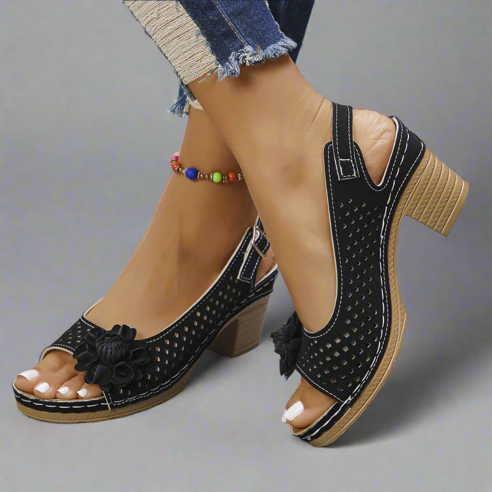 Edith Buckle Sandal