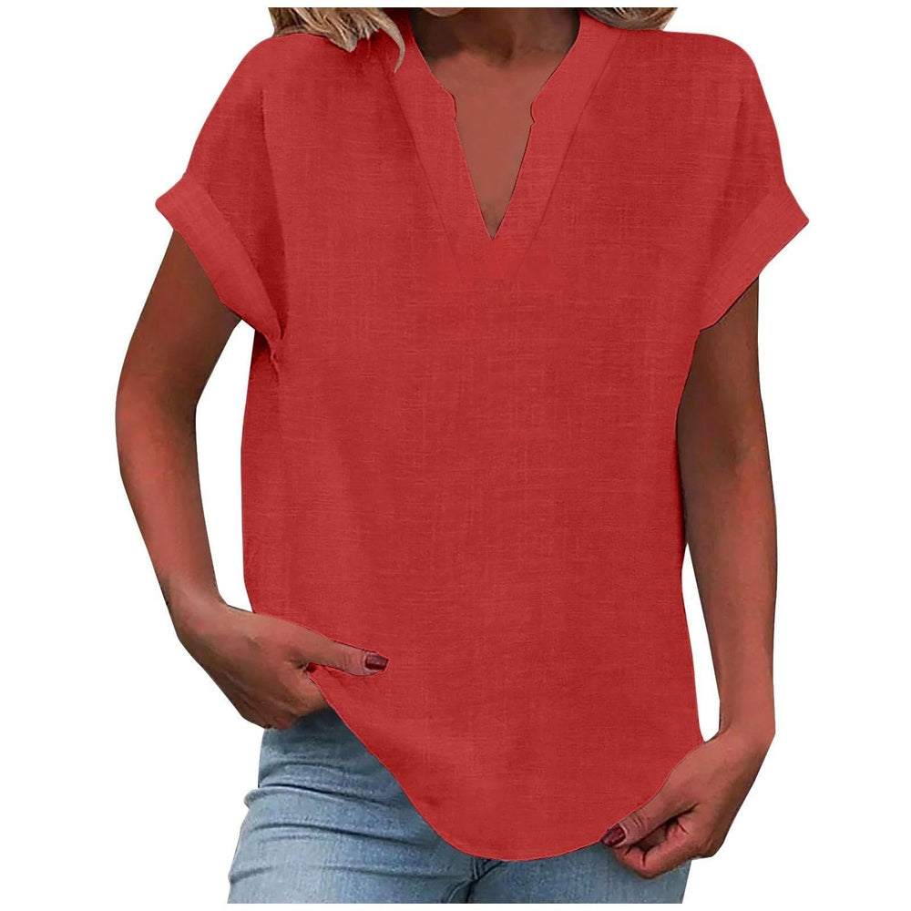 Nireia Casual V-Neck Blouse
