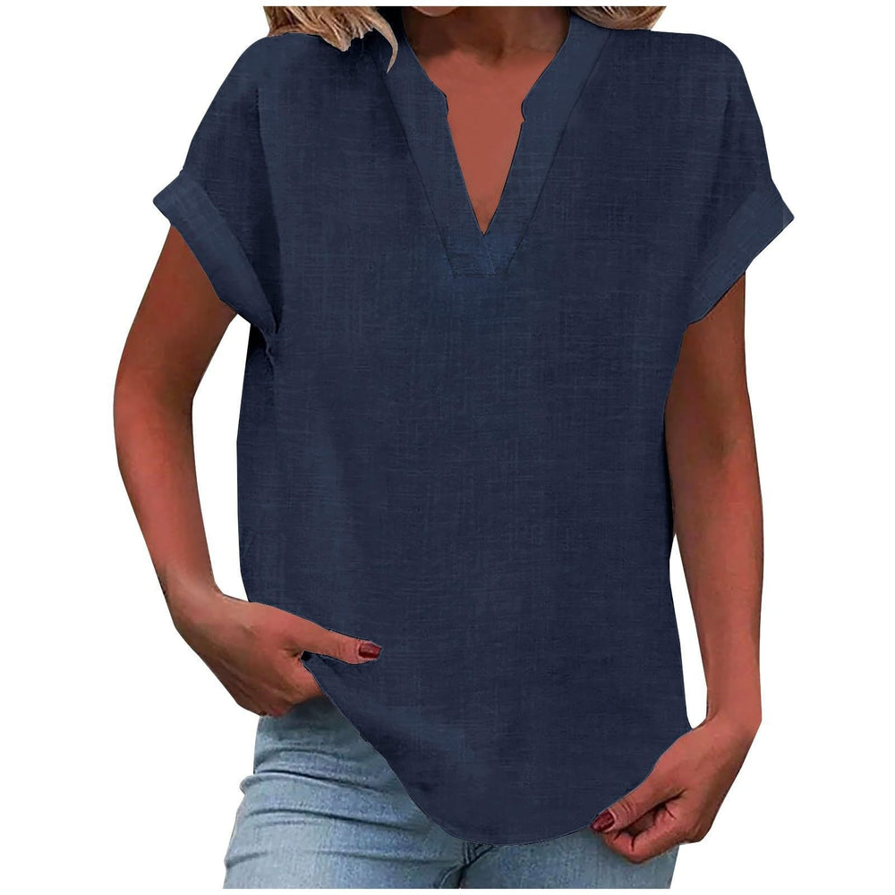 Nireia Casual V-Neck Blouse