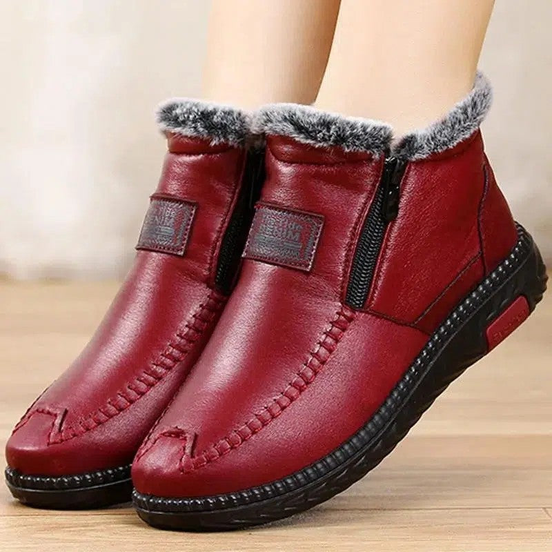 Rustan Wool Leather Waterproof Ankle Boot