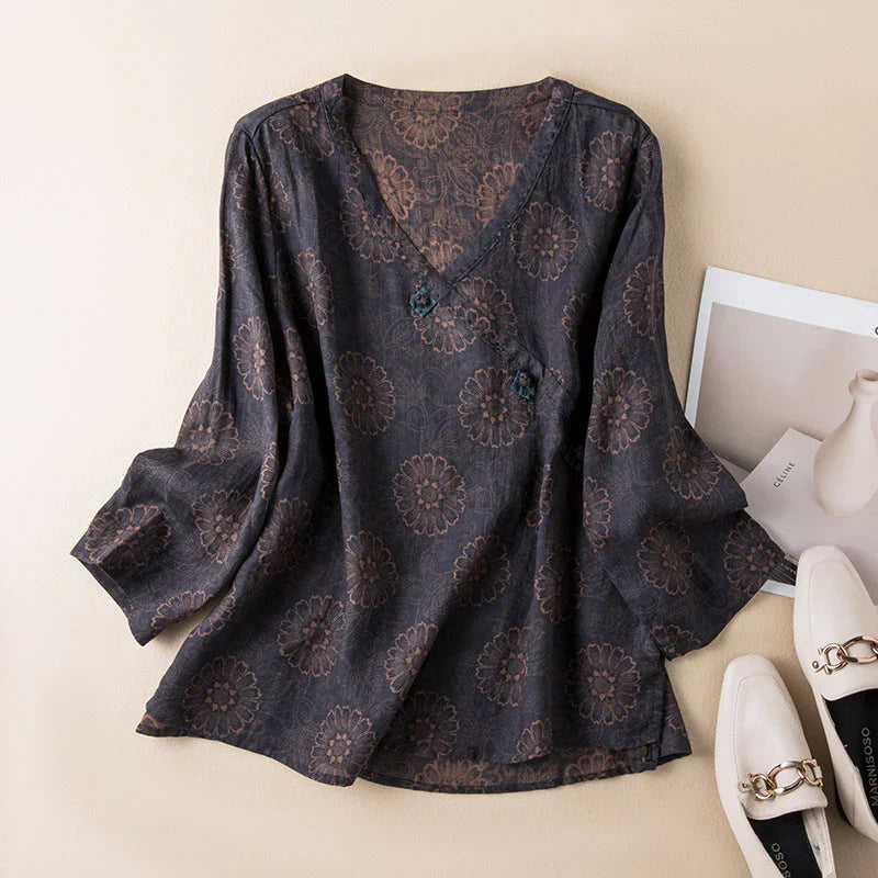 Elaira Floral Print Blouse