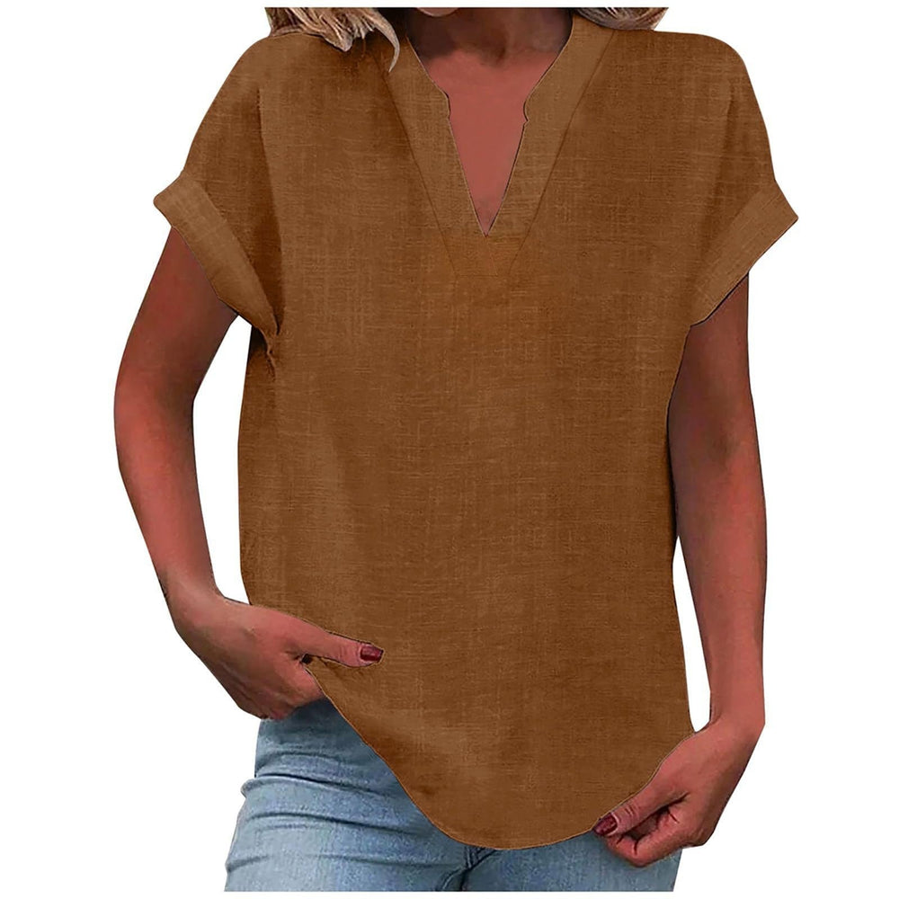 Nireia Casual V-Neck Blouse