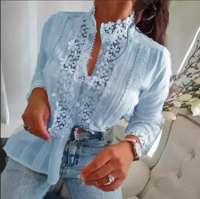 Sara Blumenbluse Oberteile