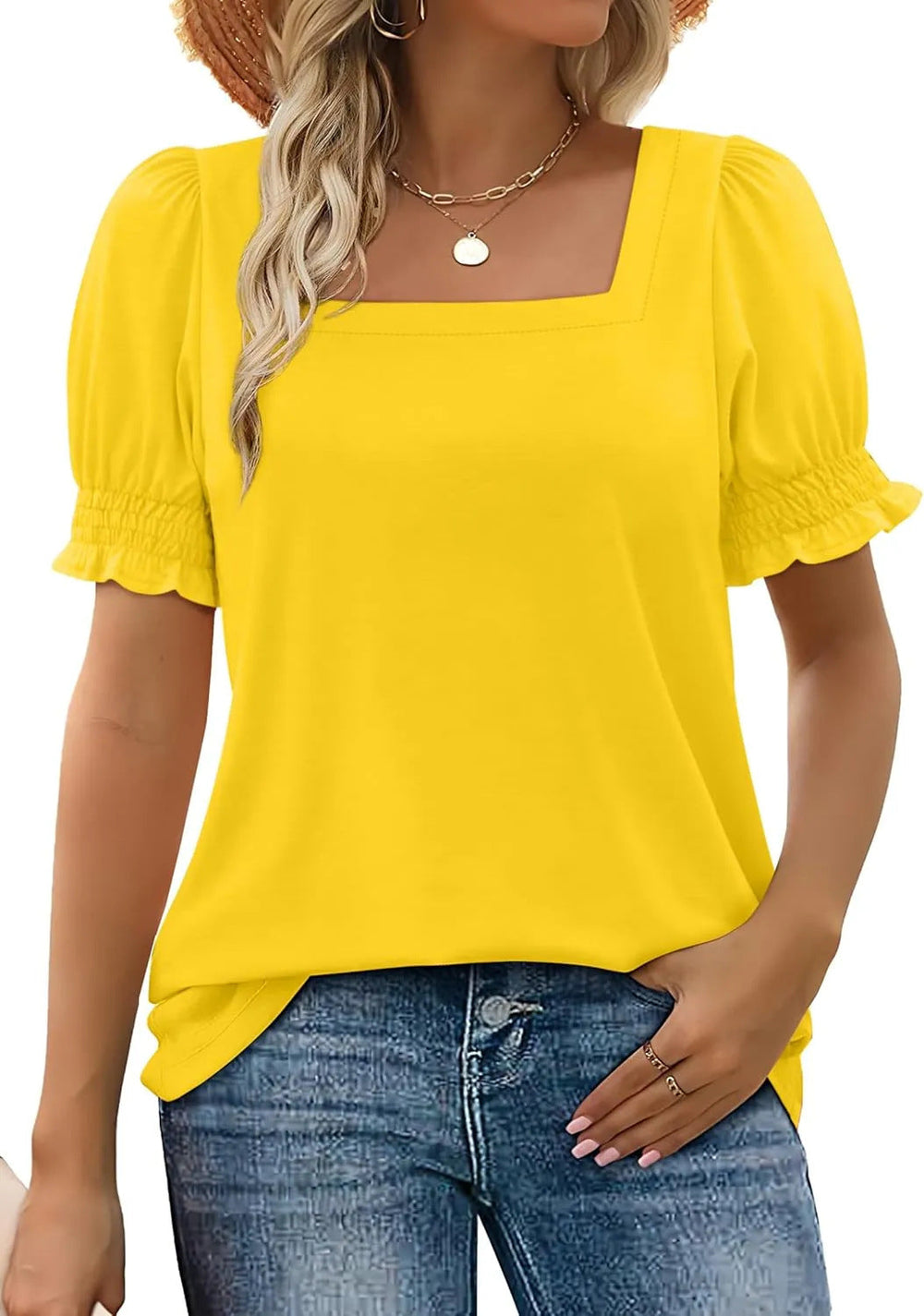 Ilona Square-Neck Top