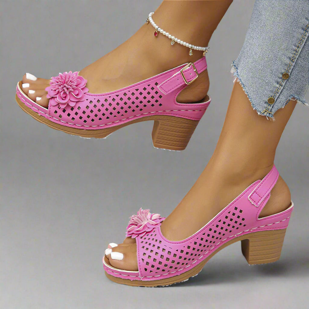 Edith Buckle Sandal