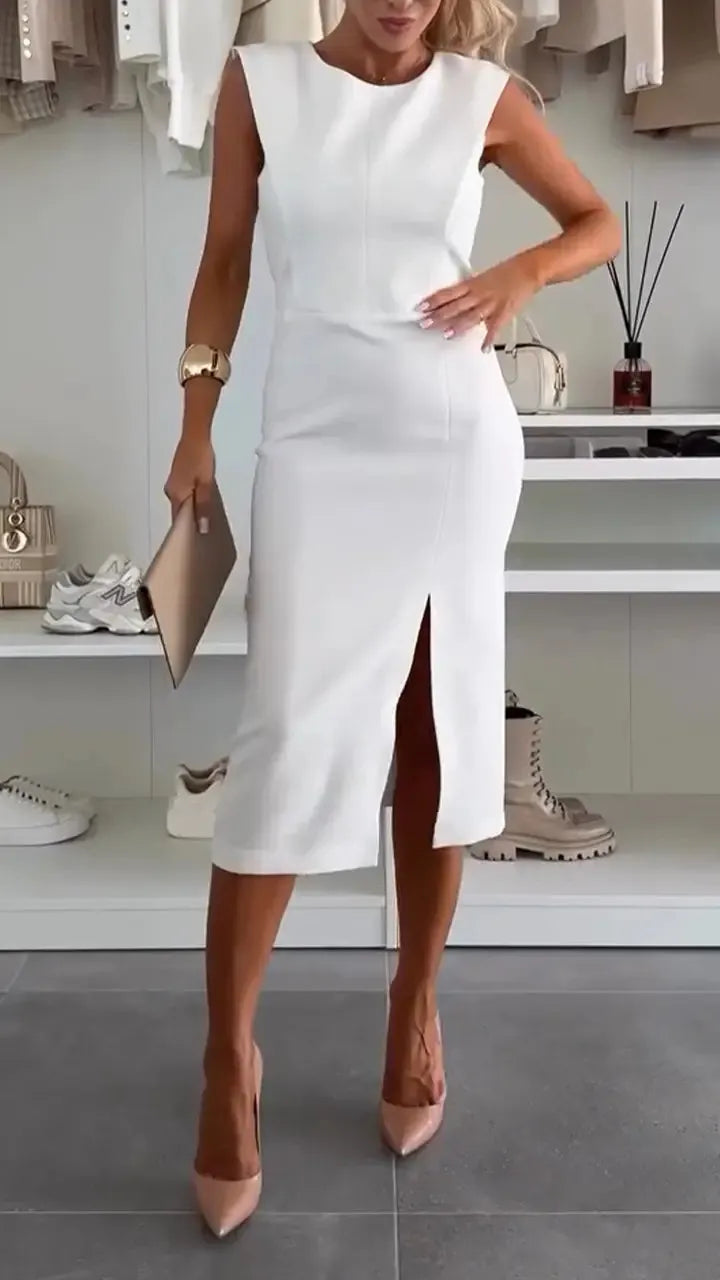 Shayne Sleeveless Midi Dress