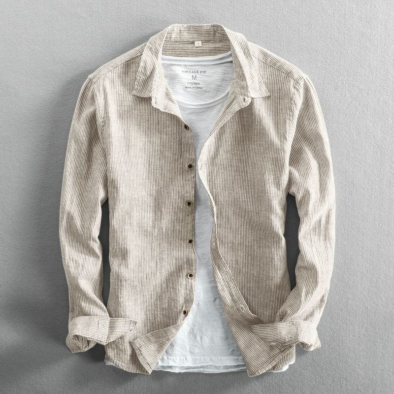 Malte Linen-Cotton Shirt for Casual Elegance
