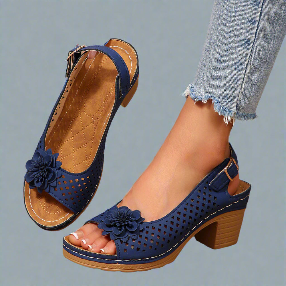 Edith Buckle Sandal