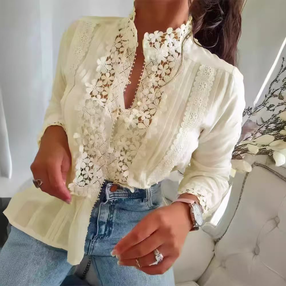 Sara Blumenbluse Oberteile
