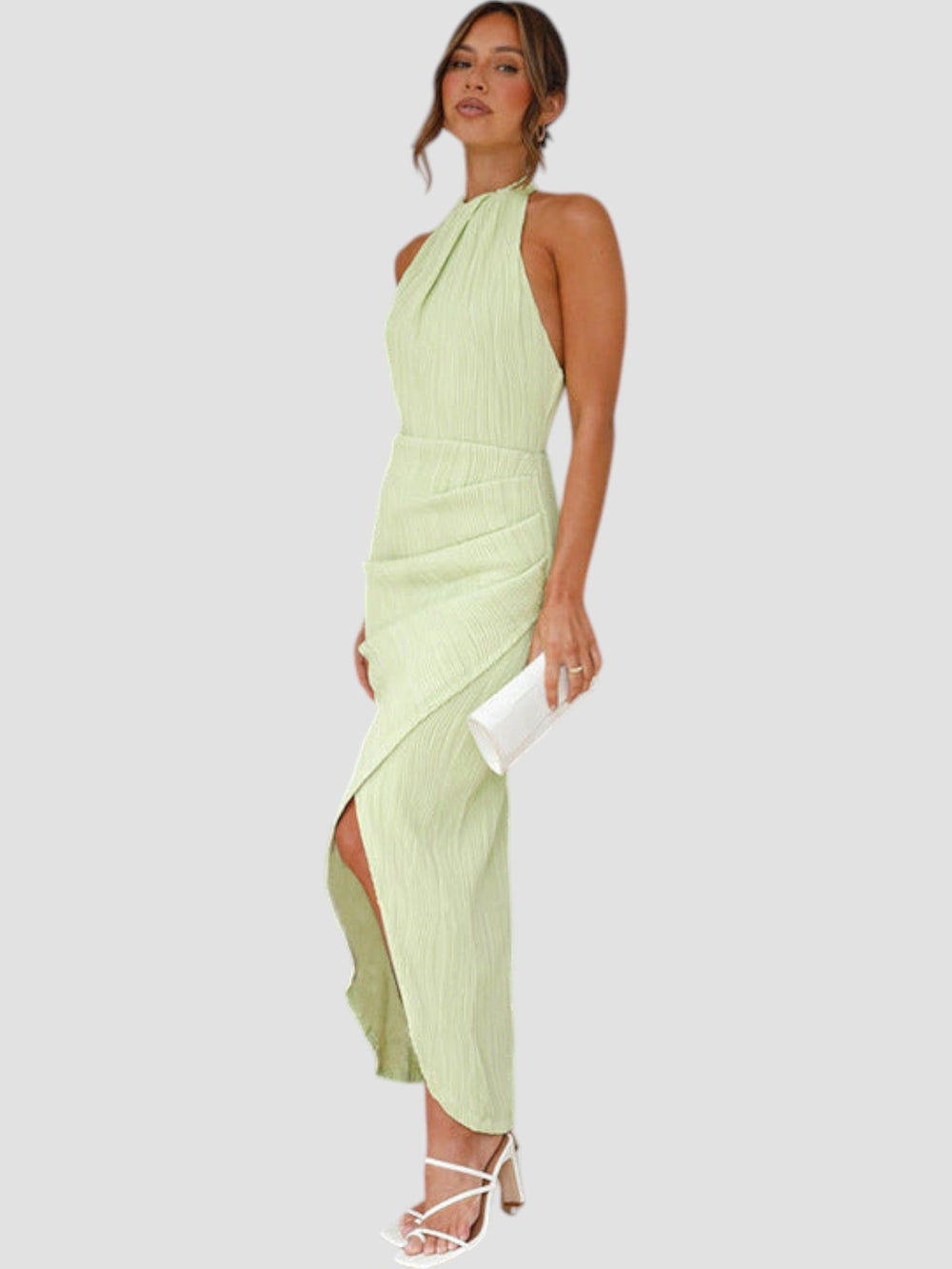 Nicoletta Mock Neck Dress