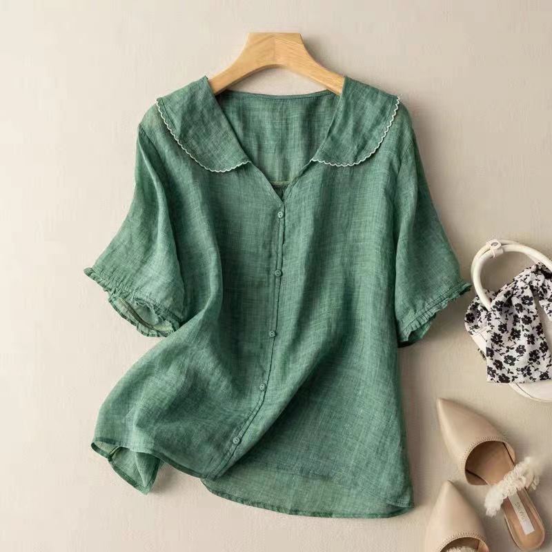 Nivara Casual Linen Blouse