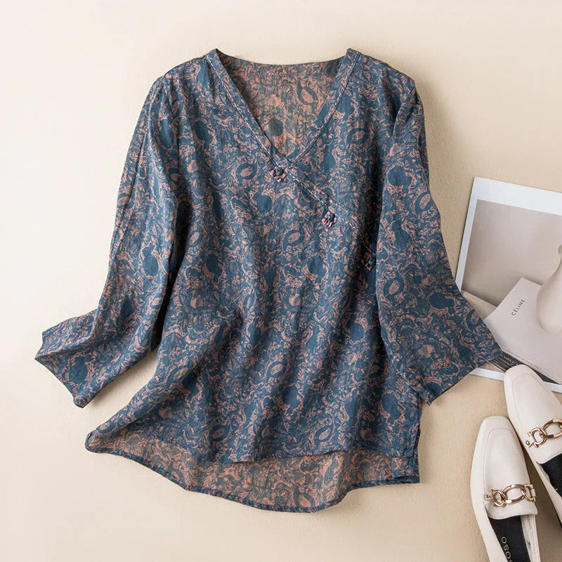 Elaira Floral Print Blouse
