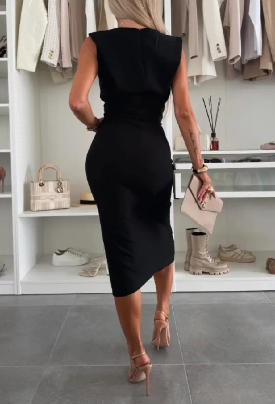 Shayne Sleeveless Midi Dress