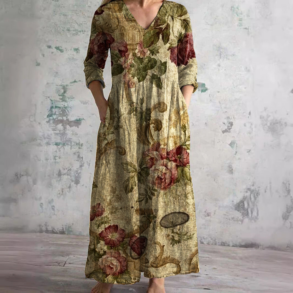Jojo Blooming Grace Floral Dress for Effortless Elegance