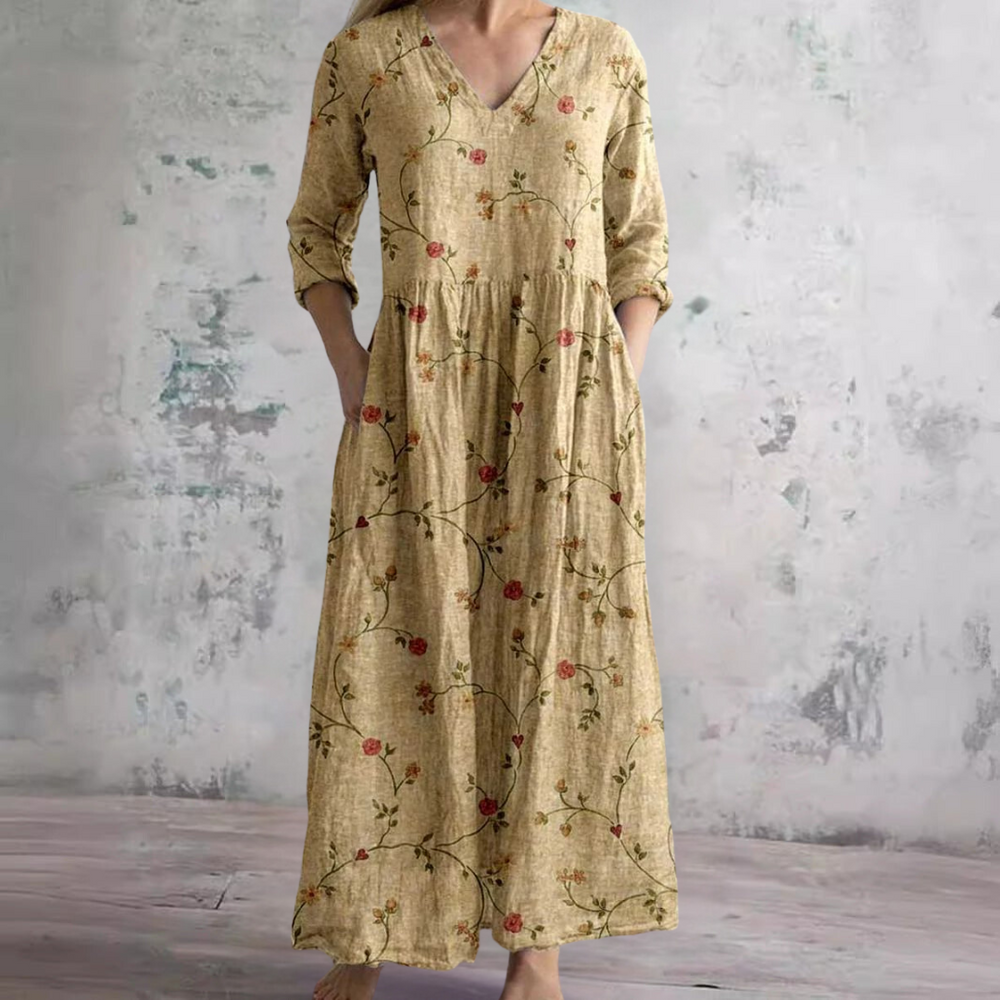 Jojo Blooming Grace Floral Dress for Effortless Elegance