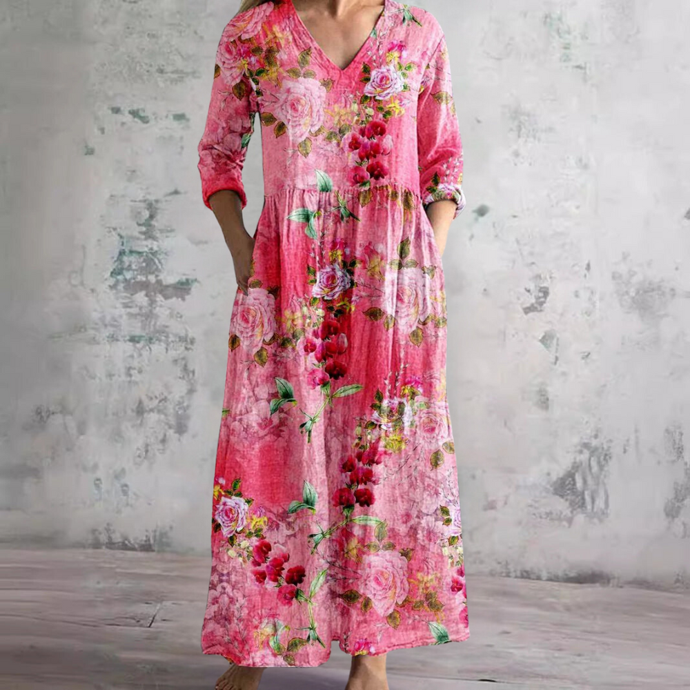 Jojo Blooming Grace Floral Dress for Effortless Elegance