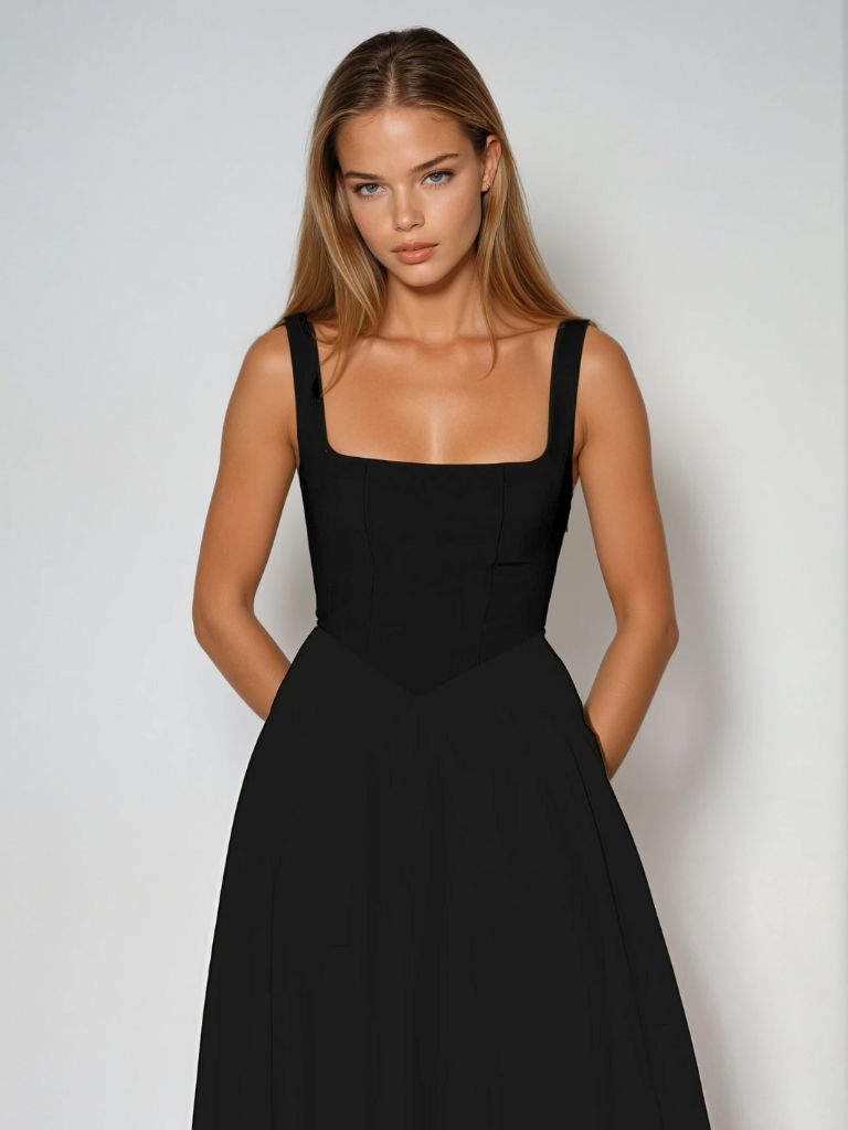 Lucinda Crimson Evening Dress