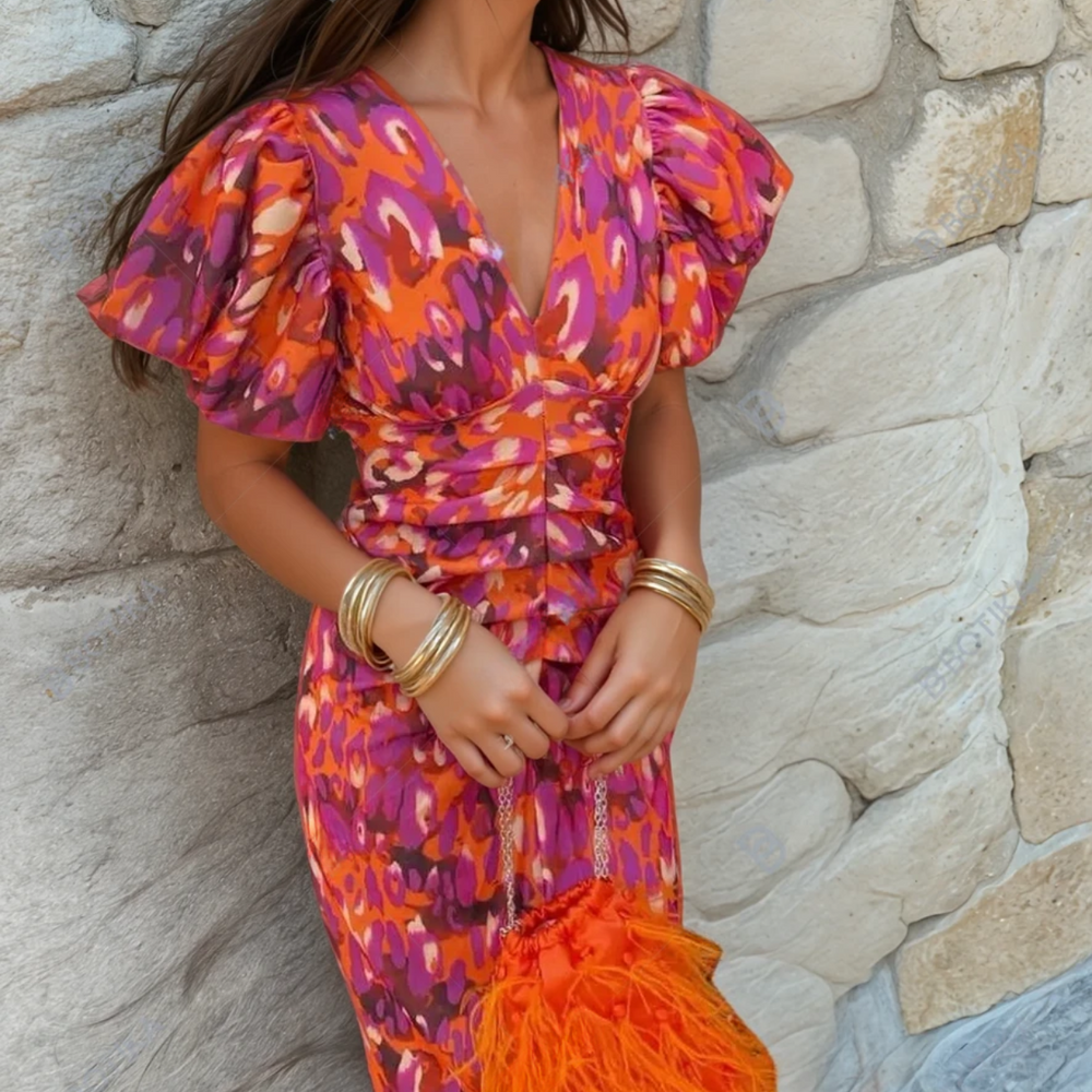 Carole Vibrant Fiesta Dress