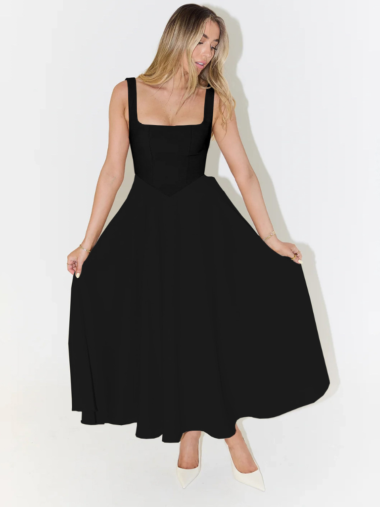 Lucinda Crimson Evening Dress