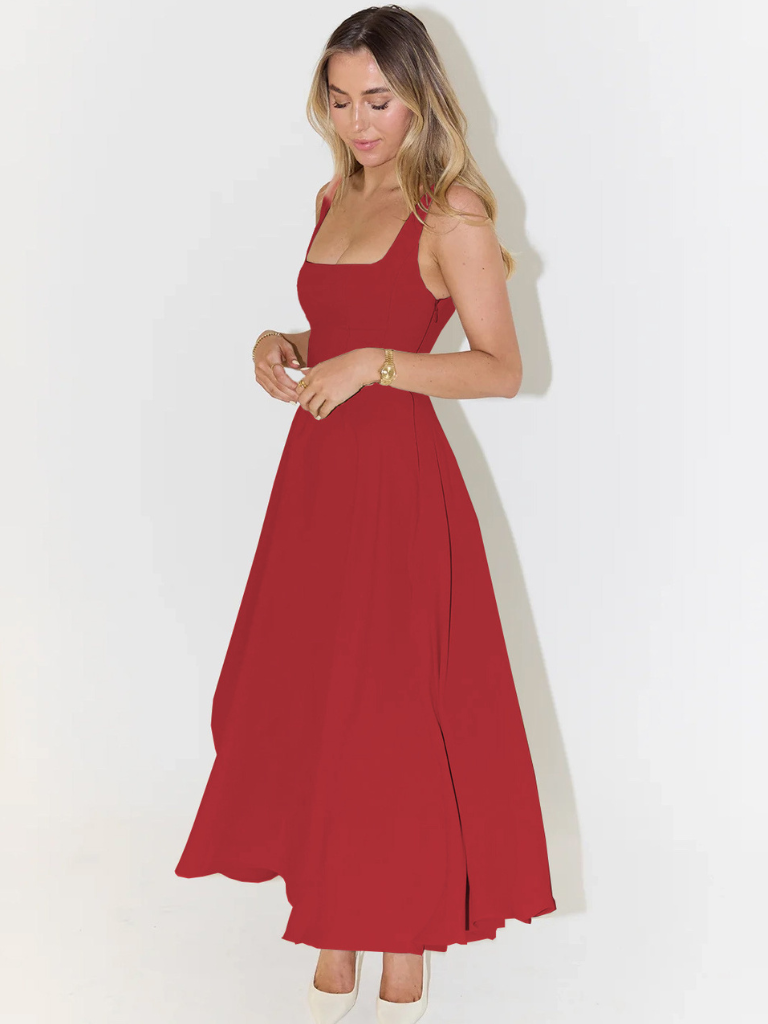 Lucinda Crimson Evening Dress