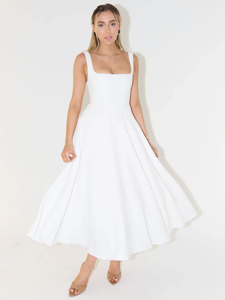 Lucinda Crimson Evening Dress